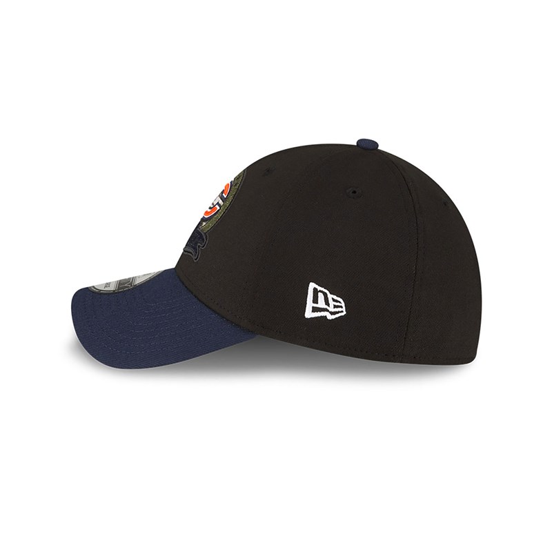 New Era Chicago Bears NFL Salute To Service Stretch Fit Lippikset 39thirty Mustat | CYOFKAW-47
