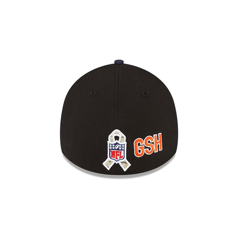 New Era Chicago Bears NFL Salute To Service Stretch Fit Lippikset 39thirty Mustat | CYOFKAW-47