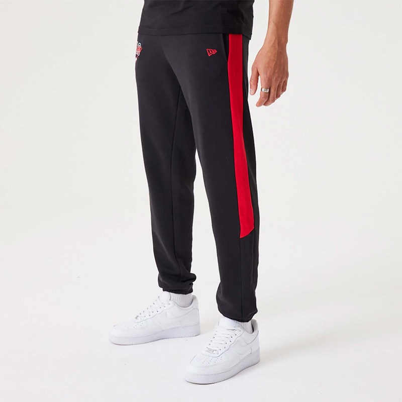 New Era Chicago Bulls NBA Script Juoksuvaatteet Mustat | ONMLSPW-83