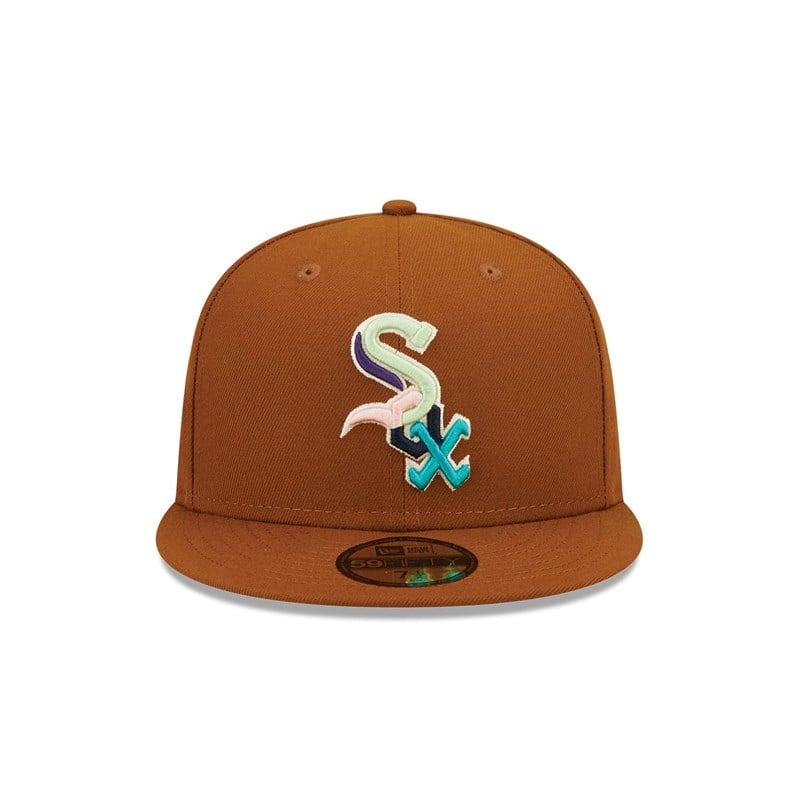 New Era Chicago Sox Vintage Floral Lippikset 59fifty Ruskea | XGLMCQF-72
