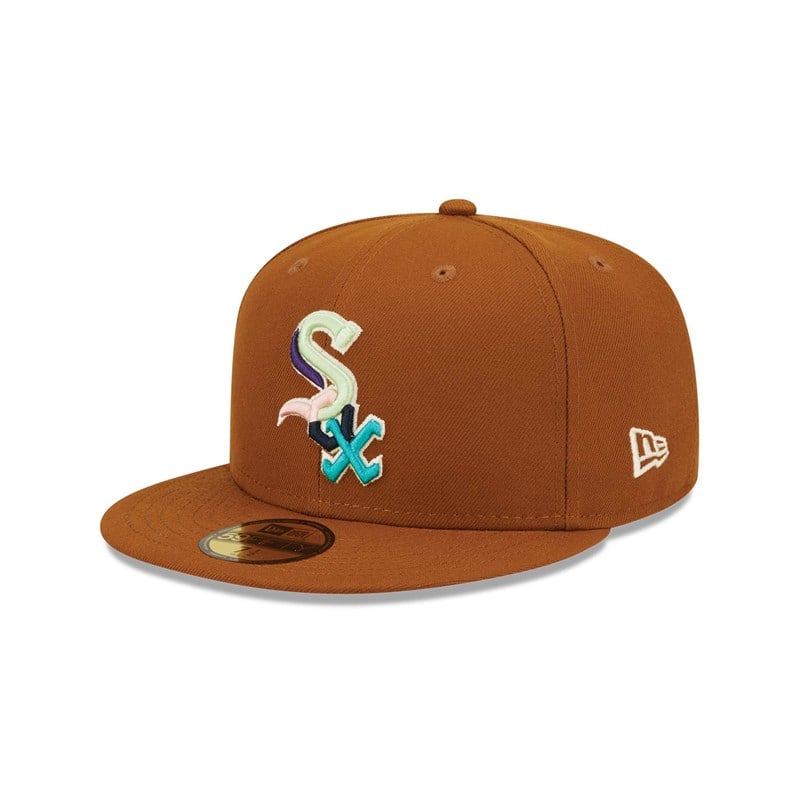 New Era Chicago Sox Vintage Floral Lippikset 59fifty Ruskea | XGLMCQF-72