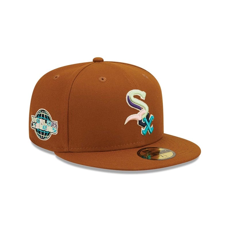 New Era Chicago Sox Vintage Floral Lippikset 59fifty Ruskea | XGLMCQF-72
