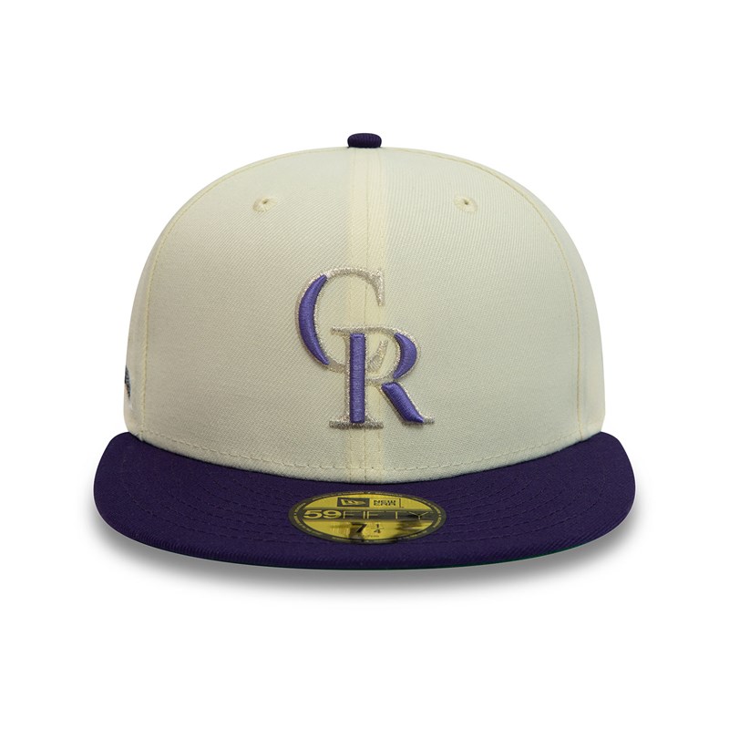 New Era Colorado Rockies 1998 All Star Game Chrome Fitted Lippikset 59fifty Valkoinen | NJKDICR-71