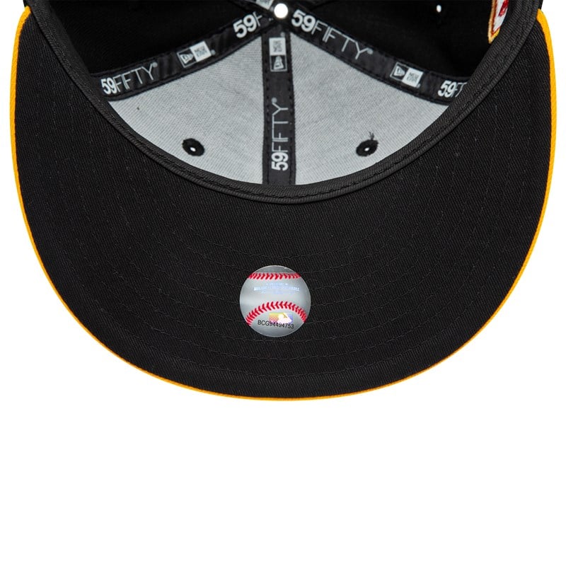 New Era Houston Astros 2017 World Series Fitted Lippikset 59fifty Mustat | XLMEYPN-69
