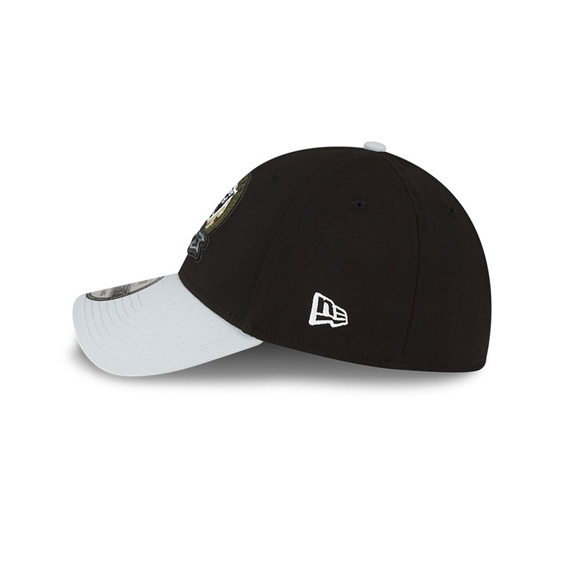 New Era Las Vegas Raiders NFL Salute To Service Stretch Fit Lippikset 39thirty Mustat | FDTZWHK-46