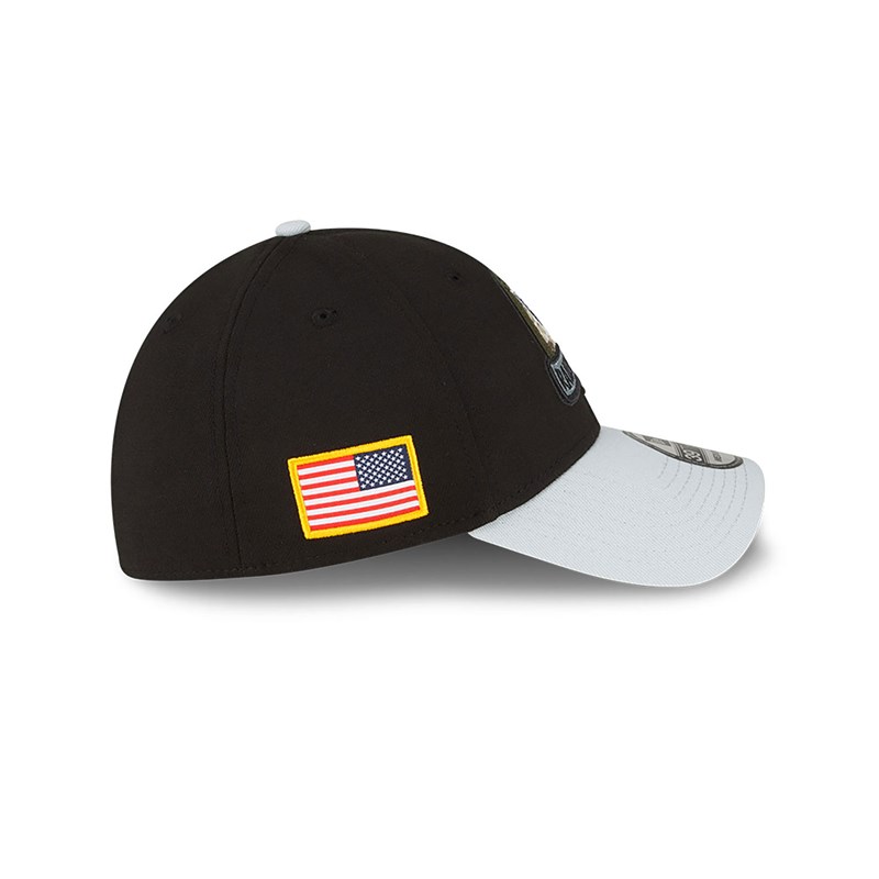 New Era Las Vegas Raiders NFL Salute To Service Stretch Fit Lippikset 39thirty Mustat | FDTZWHK-46