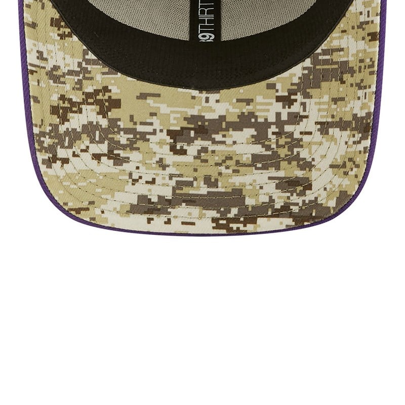 New Era Minnestota Vikings NFL Salute To Service Stretch Fit Lippikset 39thirty Mustat | AURWNQT-29