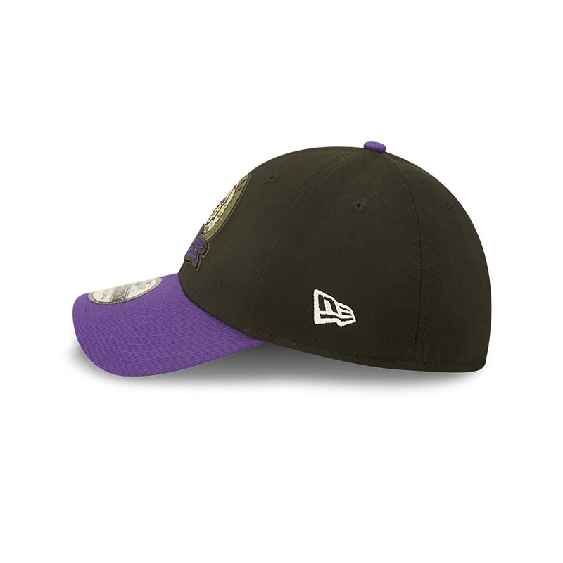 New Era Minnestota Vikings NFL Salute To Service Stretch Fit Lippikset 39thirty Mustat | AURWNQT-29