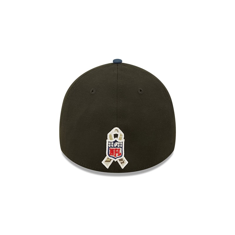 New Era New England Patriots NFL Salute To Service Stretch Fit Lippikset 39thirty Mustat | PXIUBTY-95