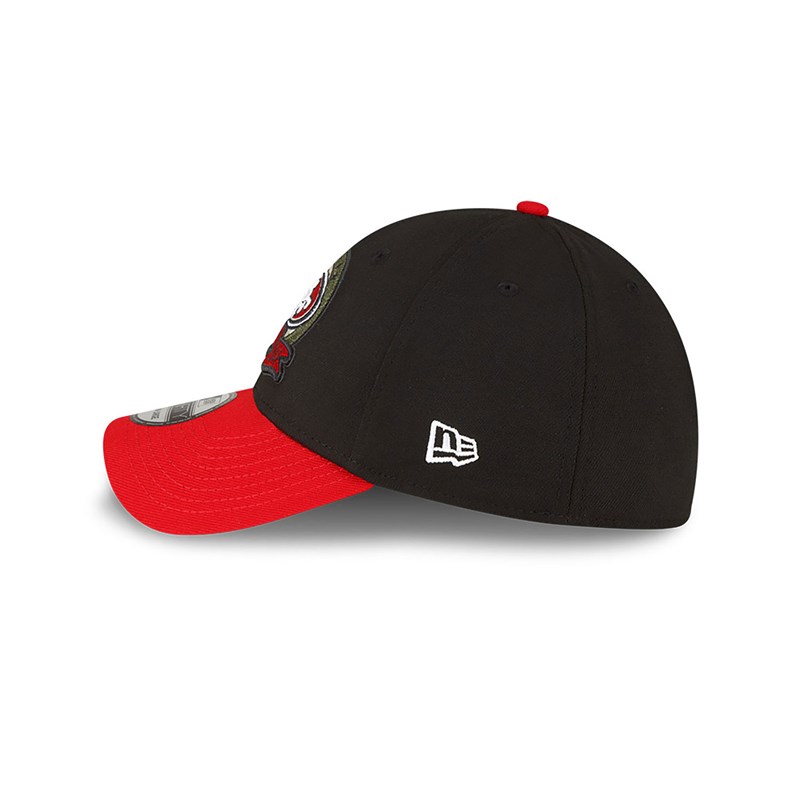 New Era San Francisco 49ers NFL Salute To Service Stretch Fit Lippikset 39thirty Mustat | GIAEFUZ-95