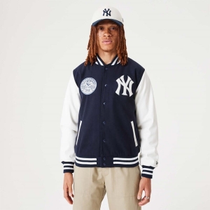 New Era New York Yankees MLB Heritage Varsity Takki Sininen | SLAJPZN-20