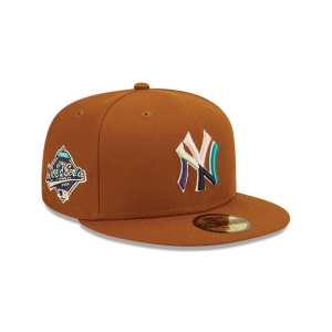 New Era New York Yankees Vintage Floral Lippikset 59fifty Ruskea | FGOXRWK-86